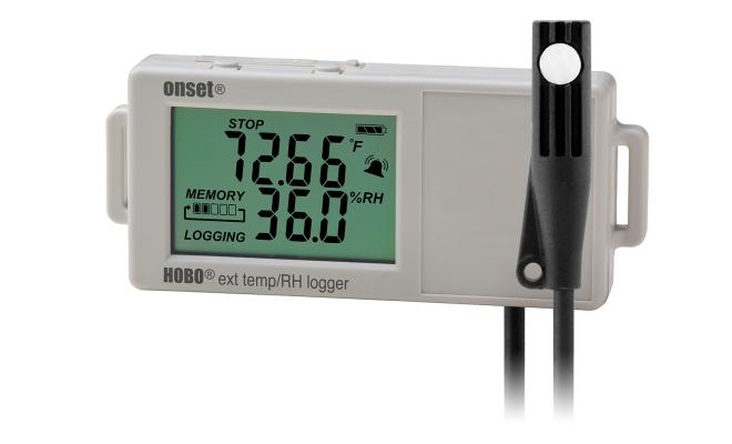 UX100-023A 室内外置温湿度记录仪带LCD显示USB连接
